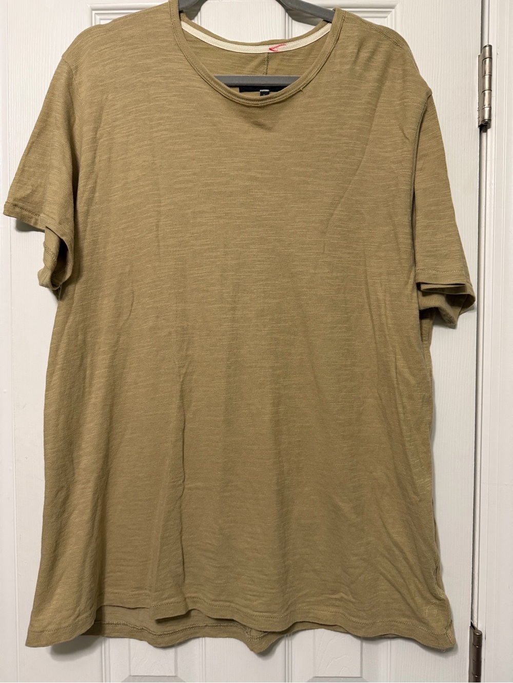 Rag & Bone tan short sleeve tee shirt men’s size XL